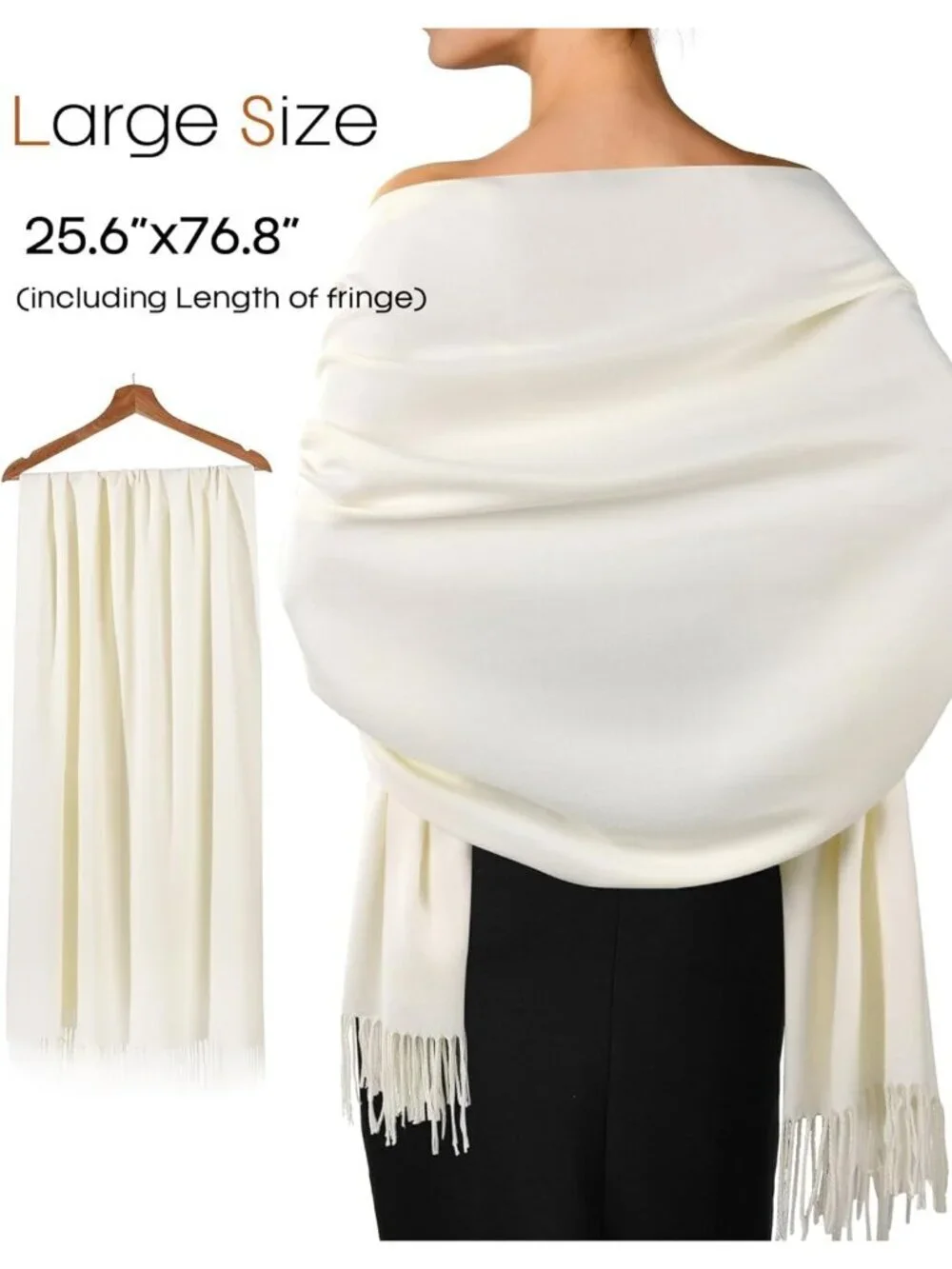 Women 03-cream Evening Dresses Scarf Blanket Shawl Wedding Gift